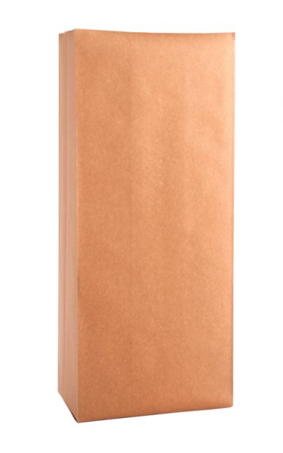 5LB Metallized Gusseted Bag - Natural Kraft