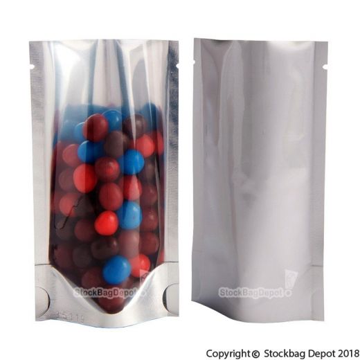 2oz Clear/Foil SUP - Silver (Valve)